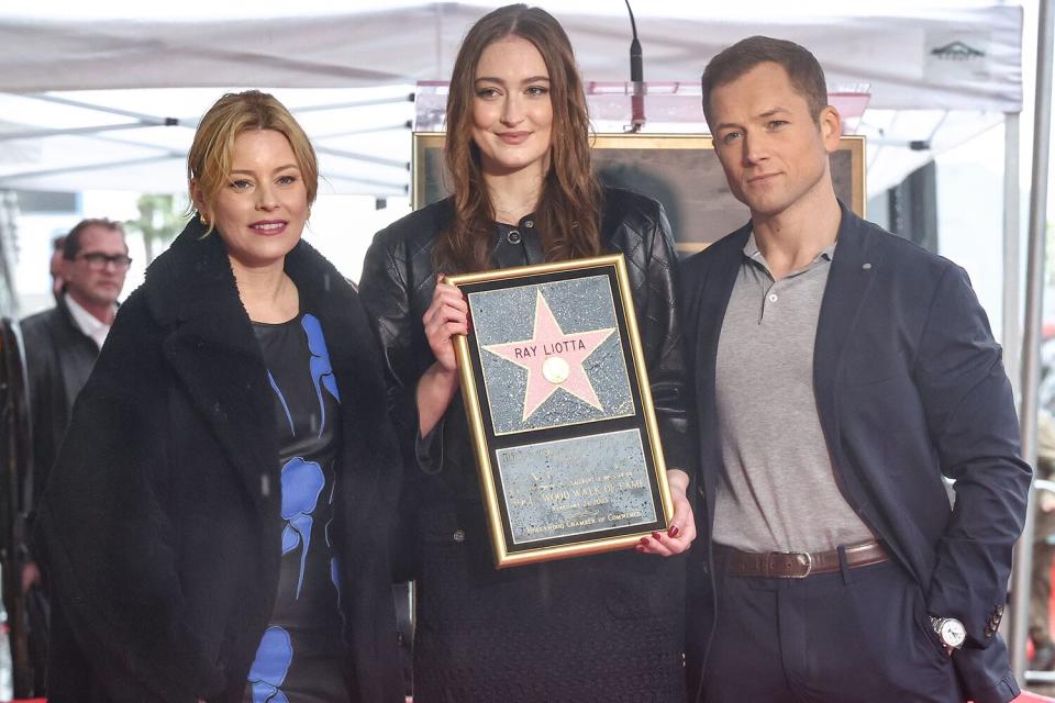 (L-R) Elizabeth Banks, Karsen Liotta and Taron Egerton Ray Liotta honored with a star on the Hollywood Walk of Fame, Los Angeles, California, USA - 24 Feb 2023