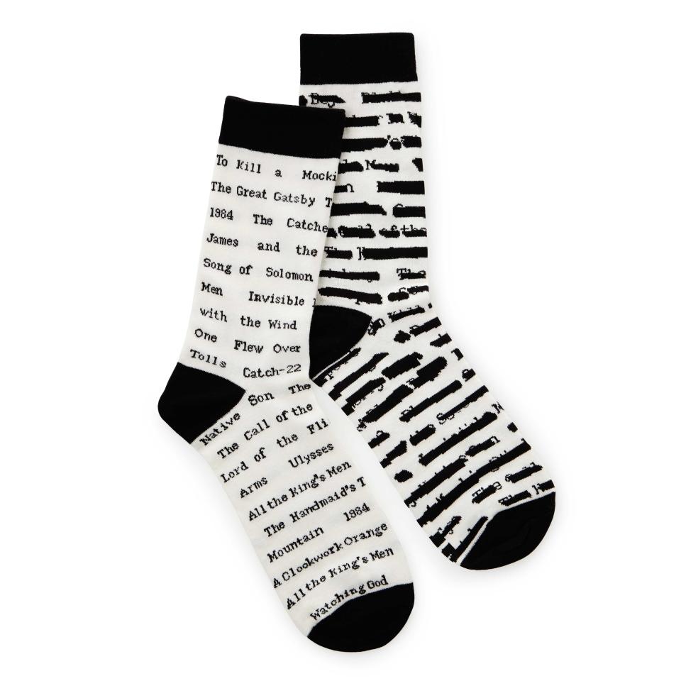 17) Banned Book Socks