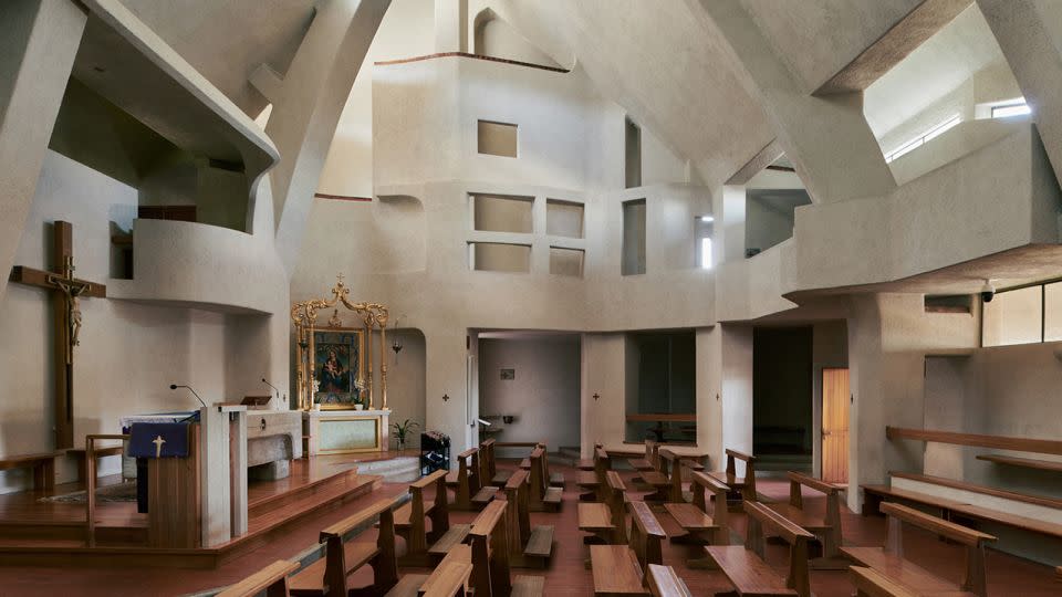 The Roman Catholic church of Santuario della Beata Vergine della Consolazione in San Marino, designed by Giovanni Michelucci and finished in 1967. - Jamie McGregor Smith
