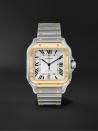 <p><strong>CARTIER</strong></p><p>mrporter.com</p><p><strong>$11300.00</strong></p><p><a href="https://go.redirectingat.com?id=74968X1596630&url=https%3A%2F%2Fwww.mrporter.com%2Fen-us%2Fmens%2Fproduct%2Fcartier%2Fluxury-watches%2Fdress-watches%2Fsantos-automatic-398mm-18-karat-gold-interchangeable-stainless-steel-and-leather-watch-ref-no-w2sa0006%2F16301891330334242&sref=https%3A%2F%2Fwww.townandcountrymag.com%2Fstyle%2Fjewelry-and-watches%2Fg14418271%2Fbest-mens-luxury-watches%2F" rel="nofollow noopener" target="_blank" data-ylk="slk:Shop Now;elm:context_link;itc:0;sec:content-canvas" class="link ">Shop Now</a></p><p>Named for Brazilian aviator Alberto Santos-Dumont, this Cartier classic was conceived in 1904 when its namesake complained to Louis Cartier of the hassles of using a pocket watch while in flight. And so the first men's wristwatch was born.</p>