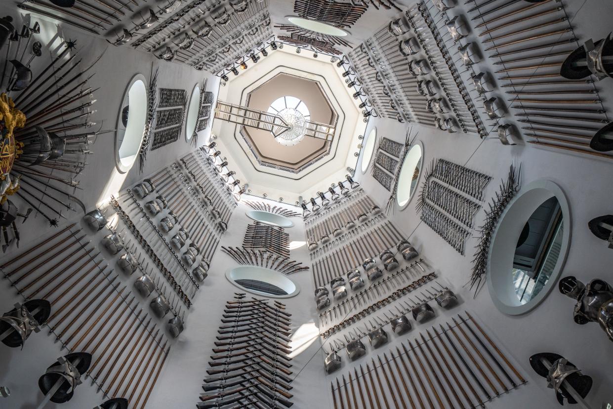 The Royal Armouries houses the national collection of arms and armours across three venues across the UK, including at the museum in Leeds (Alamy/PA)