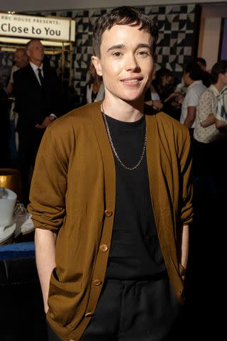 <p>Kennedy Pollard/Getty</p> Elliot Page attends as RBC Host "Close to You" Cocktail Party at RBC House Toronto International Film Festival 2023 on September 10, 2023 in Toronto, Ontario