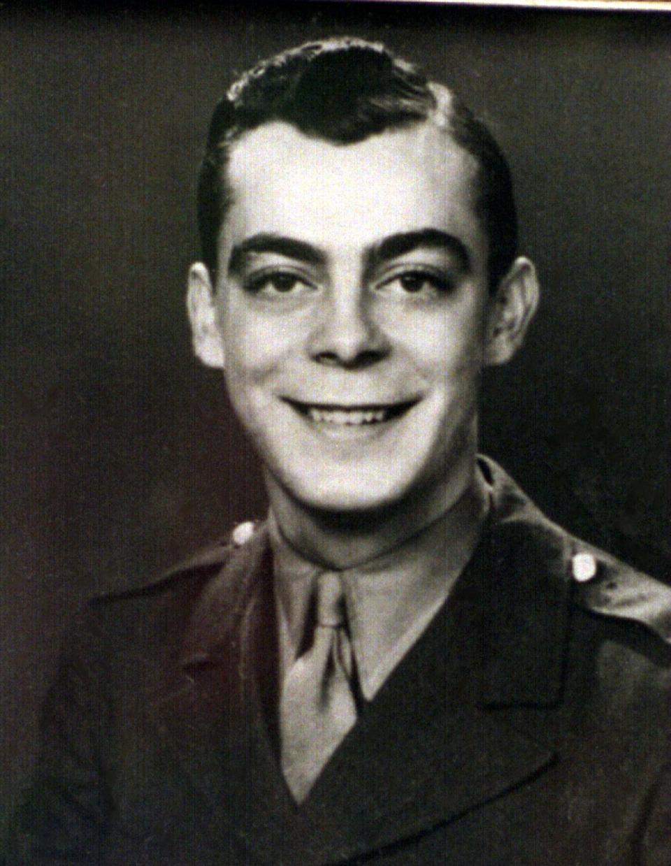 Raymond Sheline, FSU professor, in his younger days in the service.