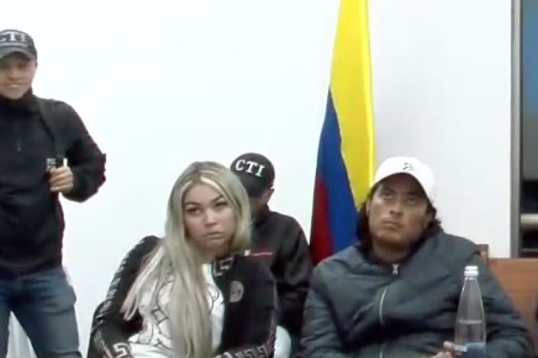 Petro y Vásquez durante la audiencia del domingo