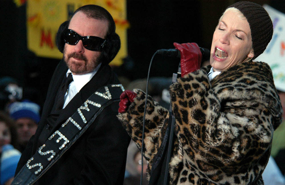 Dave Stewart says its emotional performing with Annie Lennox credit:Bang Showbiz