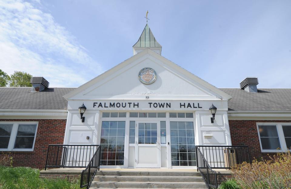 Falmouth Town Hall is located at 59 Town Hall Square.