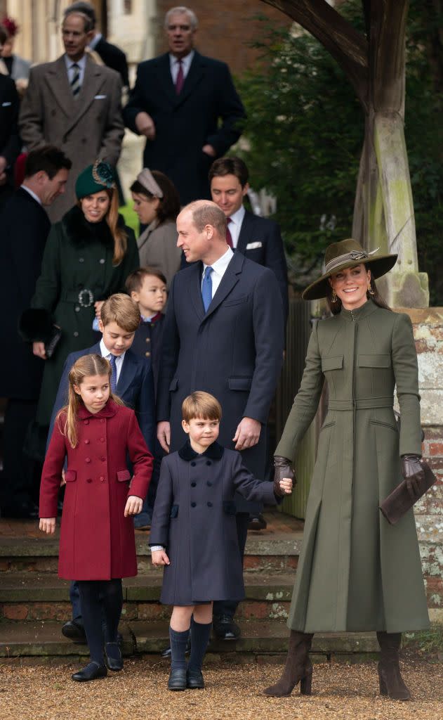 royals attends christmas day church service