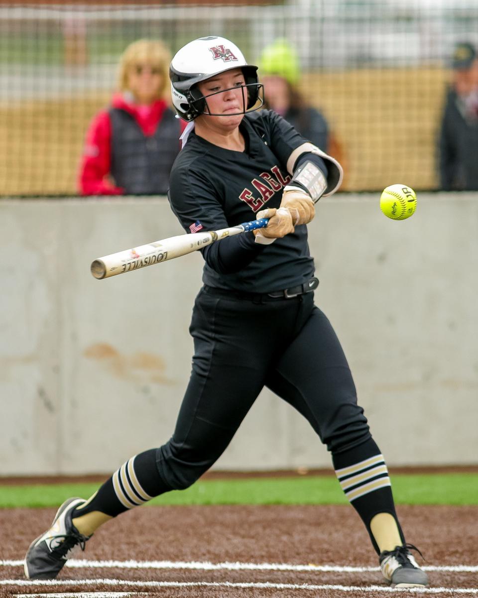 New Albany's Jordan George batted a program-record .636 last season.