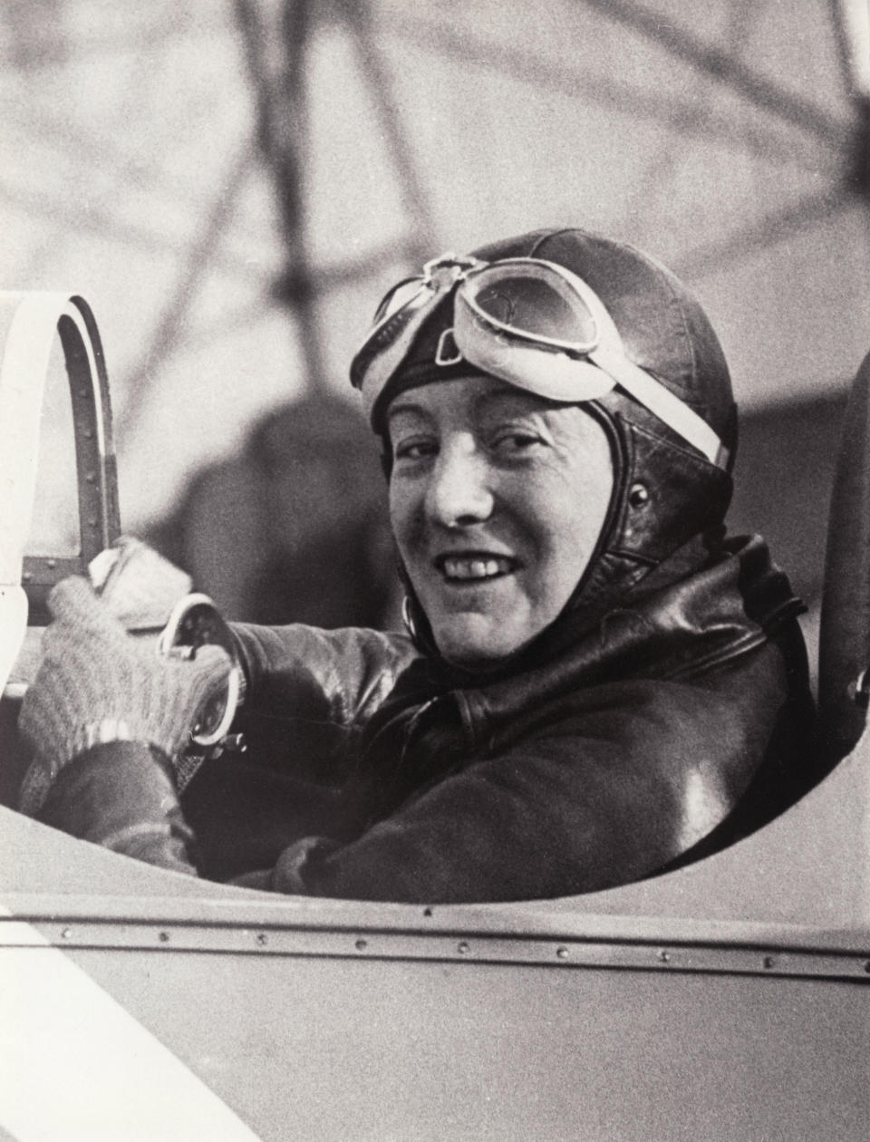 Elisabeth Lion, French aviator, in May 1938.&nbsp;