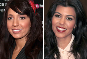 Farrah Abraham, Kourtney Kardashian | Photo Credits: Astrid Stawiarz/Getty Images; Frederick M. Brown/Getty Images