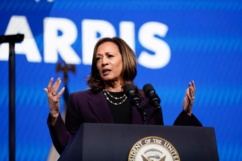 Kamala Harris at the 2024 American Federation of Teachers Convention