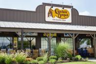 <p>Take the kids to Cracker Barrel on <a rel="nofollow noopener" href="https://www.womansday.com/relationships/family-friends/a640/5-fabulous-birthday-party-themes-for-kids-75330/" target="_blank" data-ylk="slk:their birthday,;elm:context_link;itc:0;sec:content-canvas" class="link ">their birthday,</a> and they'll receive a free dessert. There's no sign-up necessary - all you have to do is tell your waiter. <a rel="nofollow noopener" href="https://crackerbarrel.com/menu/kids/lunch-and-dinner" target="_blank" data-ylk="slk:Kids can enjoy;elm:context_link;itc:0;sec:content-canvas" class="link ">Kids can enjoy</a> food as delicious as their parents' meals, with tasty options like country friend shrimp and chicken and dumplings.</p>