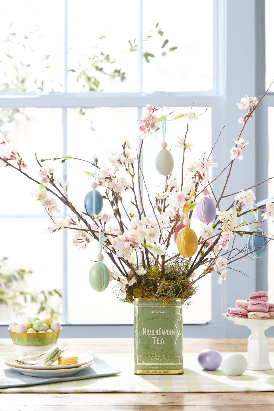 1) Painted Easter Egg Tree