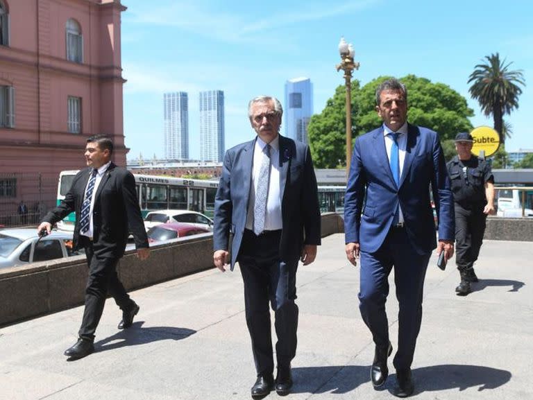 Alberto Fernández y Sergio Massa