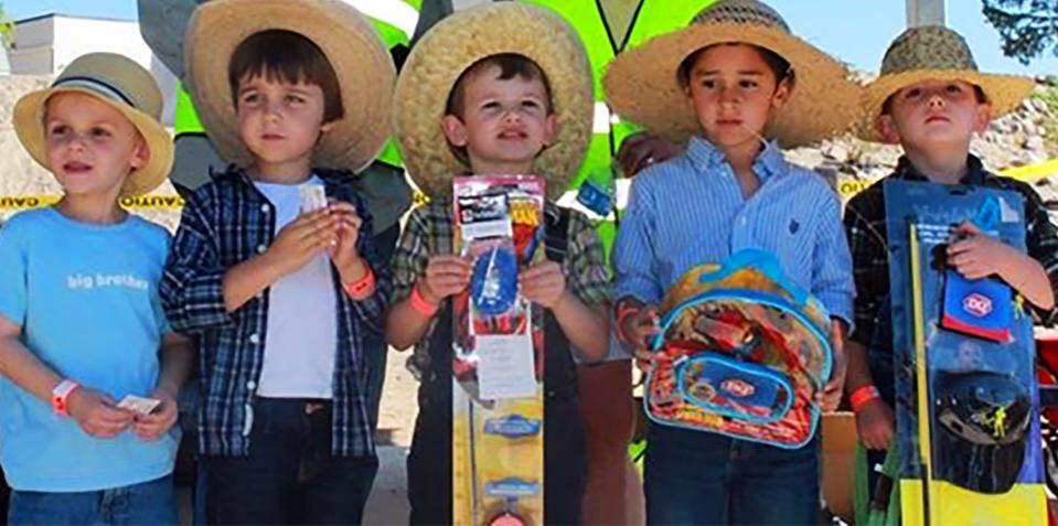 Young anglers received prizes at a recent Tom Sawyer Fishing Derby in Pueblo West.