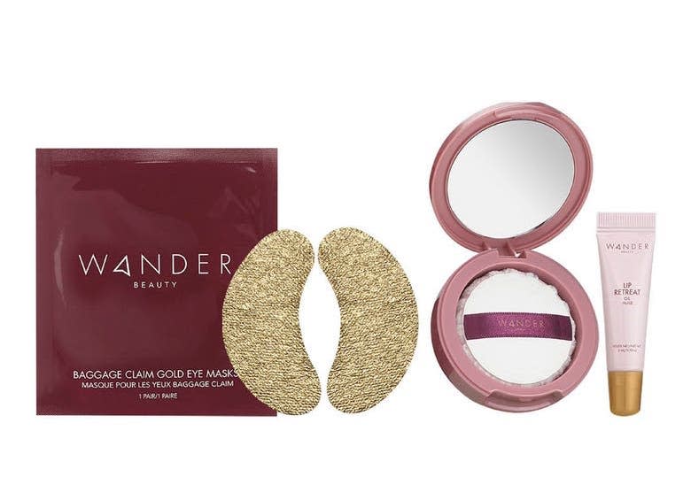 Wander Beauty Prep & Set Travel Size Essentials Set. Image via Nordstrom.