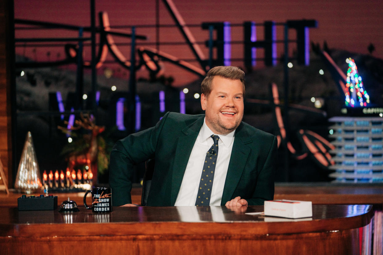 LOS ANGELES - DECEMBER 8: The Late Late Show with James Corden airing Tuesday, December 8, 2020, with guests Meryl Streep and Billy Eichner. (Photo by Terence Patrick/CBS via Getty Images)