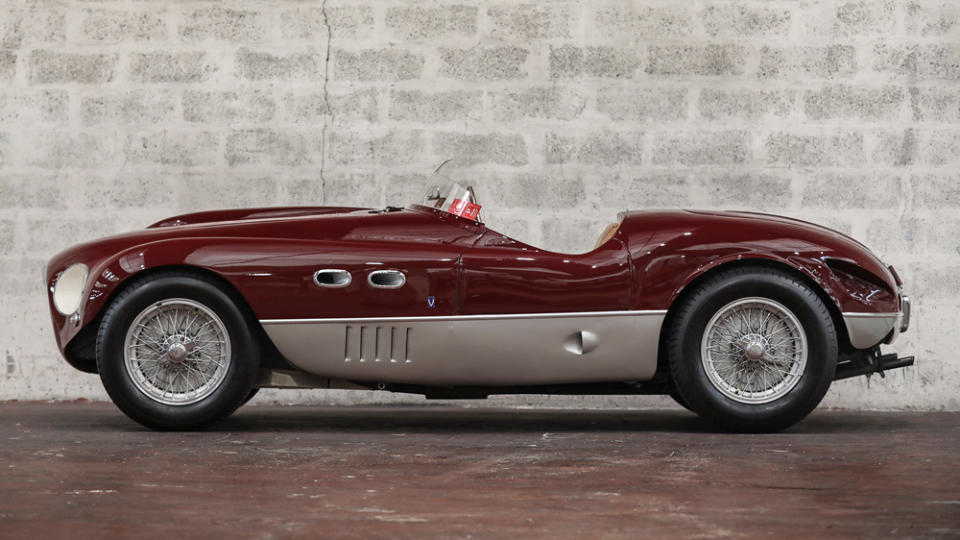 A 1953 Ferrari 250 MM Spider Series II with coachwork by Vignale.