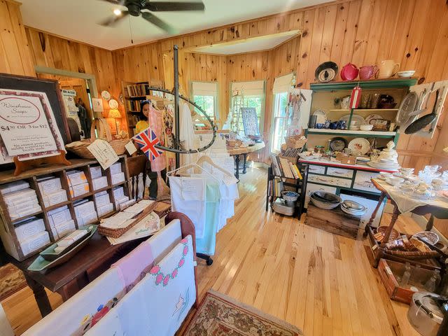 <p>Korrin Bishop</p> The Spirit of Red Hill Nature Art & Oddiments store offers antiques and local crafts.