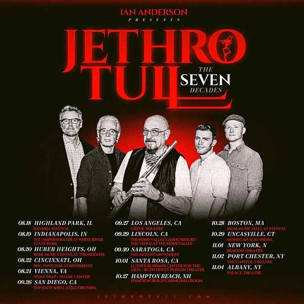 Jethro Tull announce The Seven Decades US tour