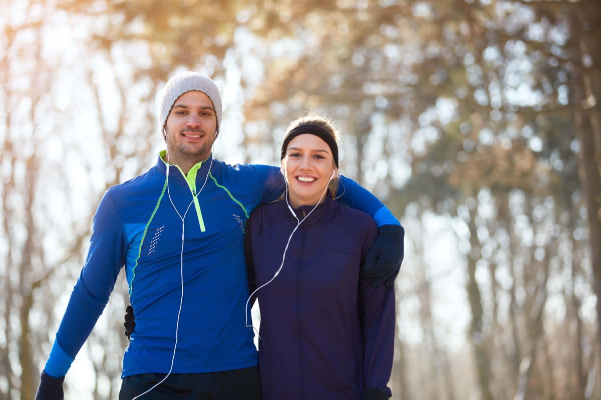 The cold and dark shouldn’t put aa dampner on your fitness goals (Alamy/PA)