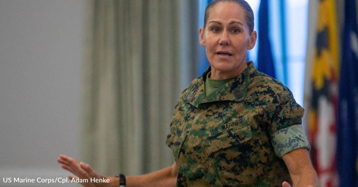 Joy Maria Kitashima will become the first female force-level sergeant major in the history of the Marine Corps in July