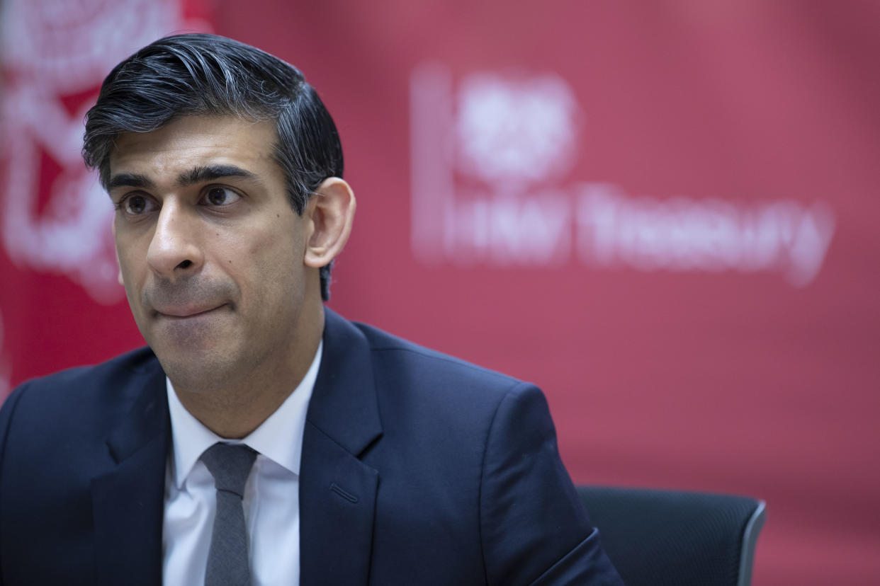 UK chancellor Rishi Sunak will deliver his second budget on Wednesday 3 March. Photo: Yahoo Finance UK