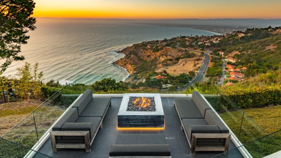 The terrace overlooking the ocean. - Credit: Peter McMenamin