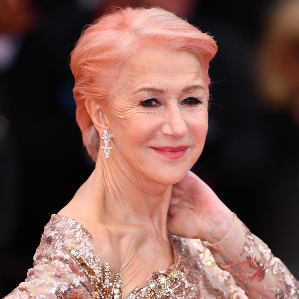 Helen Mirren came to the screening of the movie 'Les Plus Belles Annees d'une Vie'