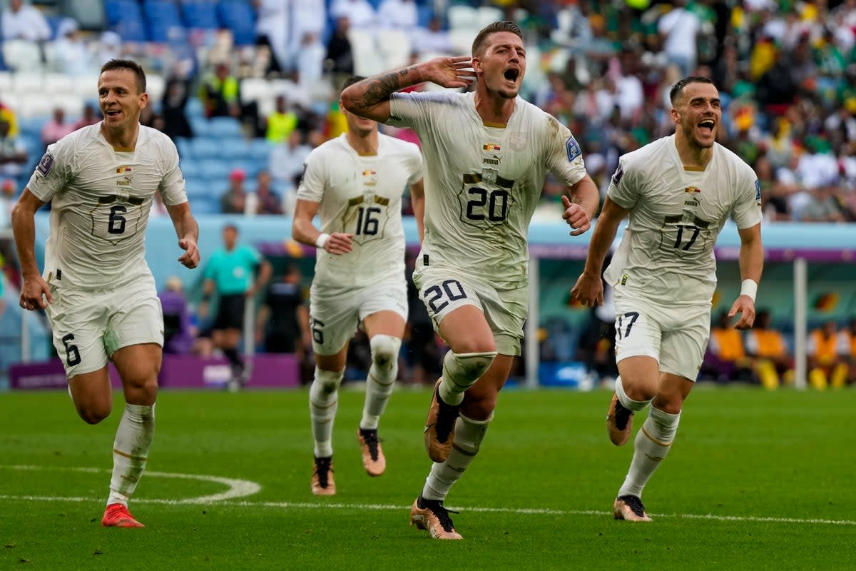 DEP-FUT MUNDIAL CAMERÚN-SERBIA (AP)