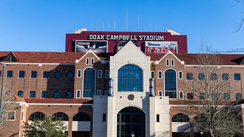 Tallahassee, FL / USA - February 15, 2020: Doak Campbell Stadium, home of Florida State University Football.