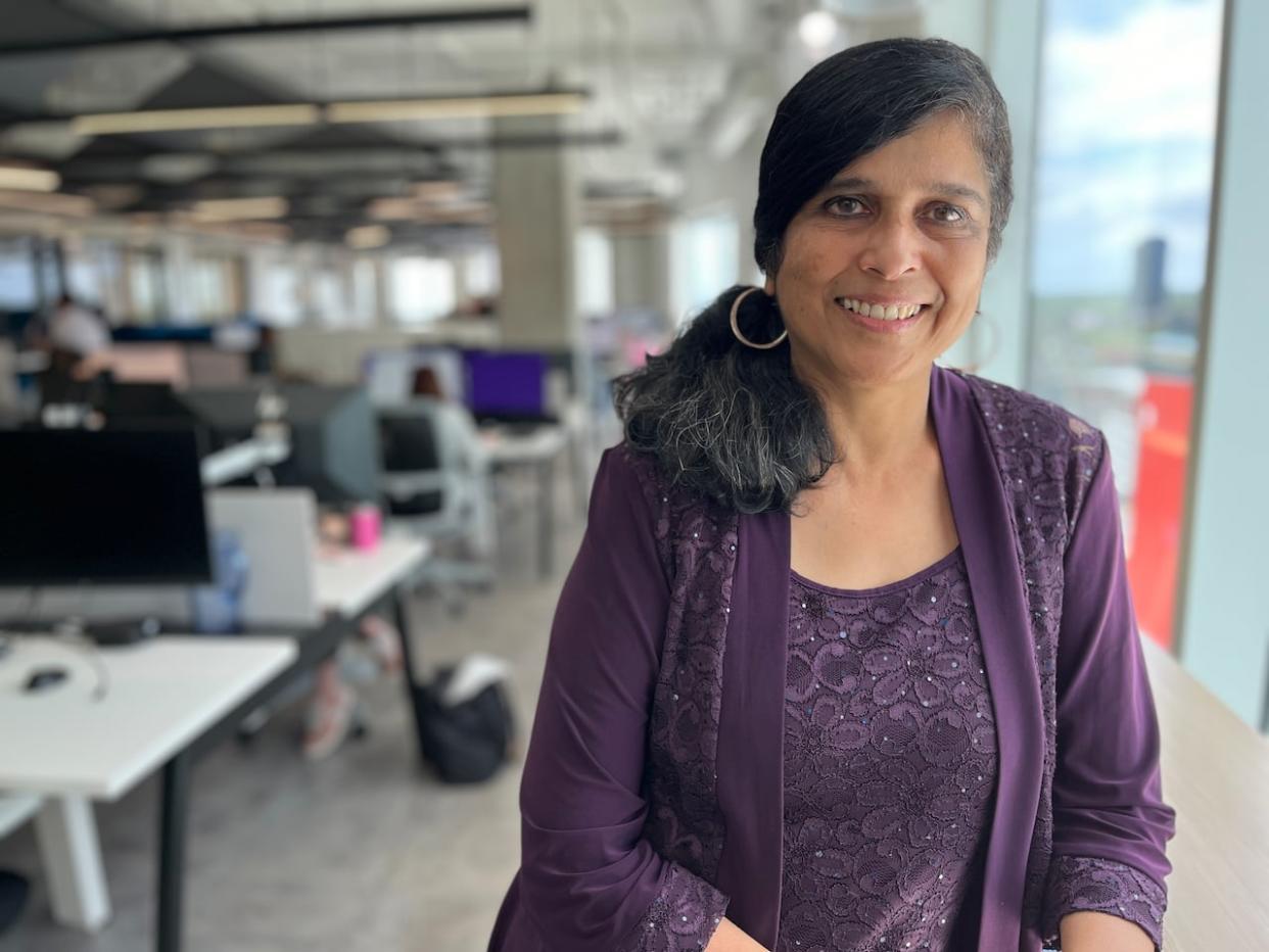 Tara Sampalli, the senior director of implementation science and evaluation as well as global health systems planning at the Nova Scotia Health Innovation Hub, will leave her post at the end of the month. (Michael Gorman/CBC - image credit)