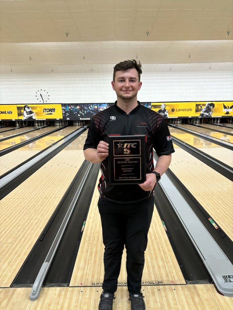 Muskingum University's Evan Thro won the Single Sectional and will bowl The ISC in Kentucky. He also helped the Muskies place second overall in the men's competition, as they earned a berth to the USBC ITC Nationals.