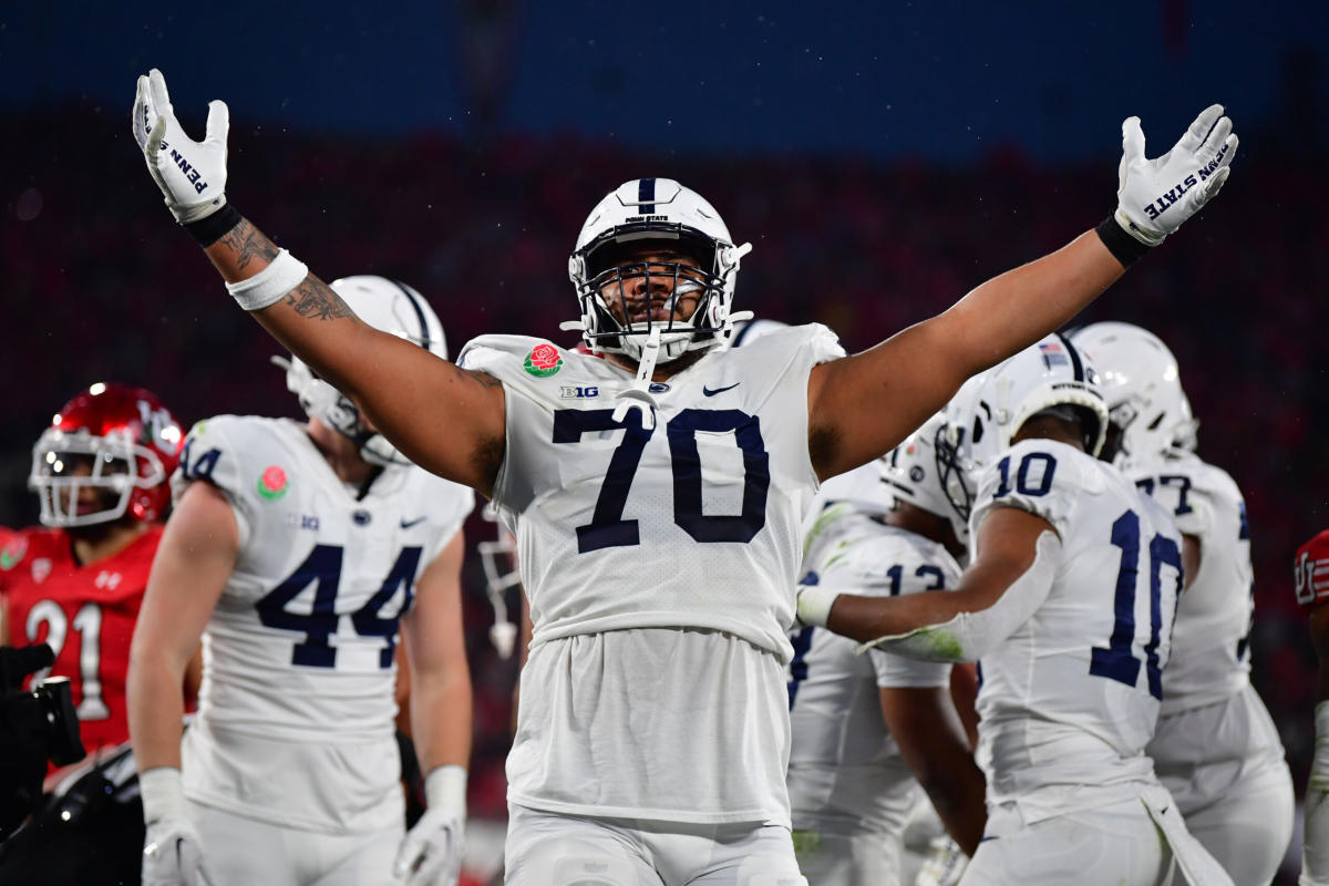 Houston Texans pick Penn State C Juice Scruggs No. 62 overall in Round