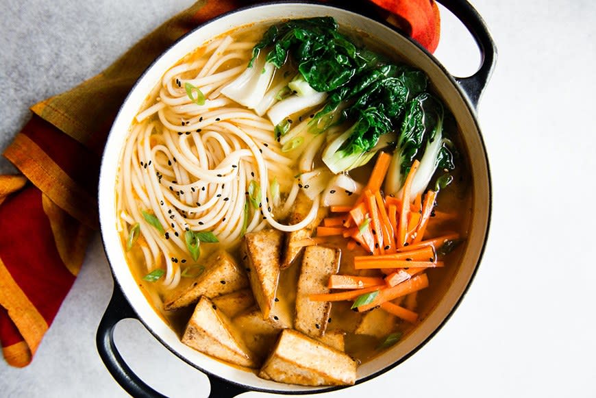 Ginger Miso Udon Noodles from Healthy Nibbles and Bits