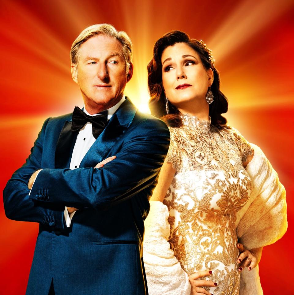 Adrian Dunbar and Stephanie J. Block in Kiss Me Kate