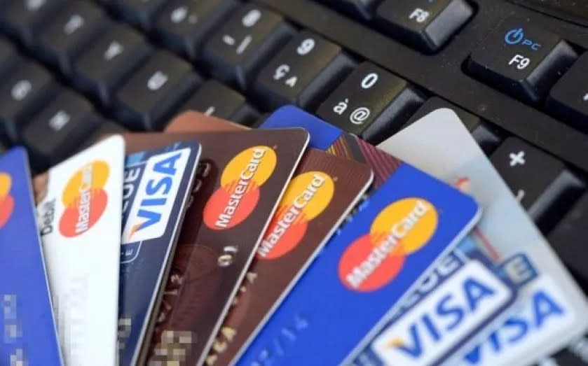 Figures from banking association UK Finance show that credit card debt rose by 9.7 percent in the 12 months to December last year.