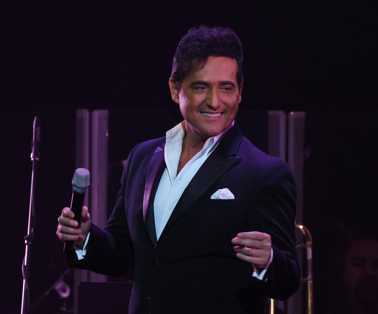 LAS VEGAS, NV - MARCH 15:  Carlos Marin of the musical group Il Divo performs at the Pearl Concert Theater In The Palms Casino Resort on March 15, 2019 in Las Vegas, Nevada.  (Photo by Denise Truscello/WireImage)