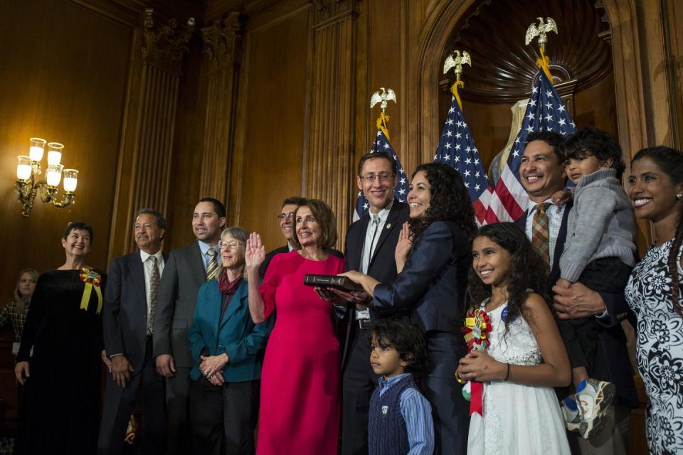 <p>Rep. Xochitl Torres Small is officially sworn in.</p>