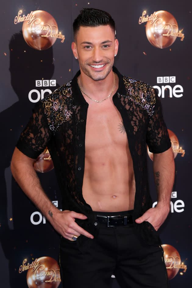 Giovanni Pernice at the Strictly launch in 2018