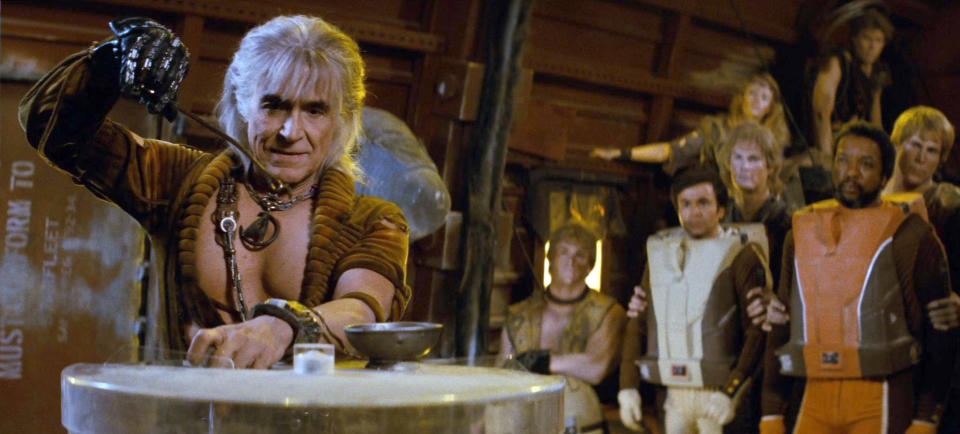 LOS ANGELES - JUNE 4: Ricardo Montalban as Khan Noonien Singh in the movie, 