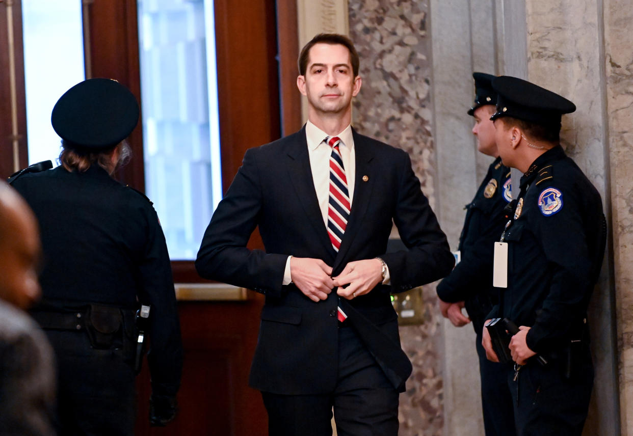 Sen. Tom Cotton&nbsp; (Photo: Erin Scott / Reuters)