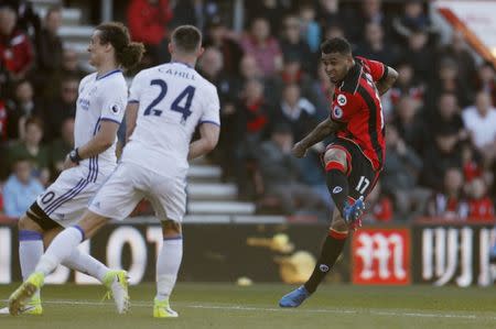 Britain Football Soccer - AFC Bournemouth v Chelsea - Premier League - Vitality Stadium - 8/4/17 Bournemouth's Joshua King scores their first goal Action Images via Reuters / John Sibley Livepic