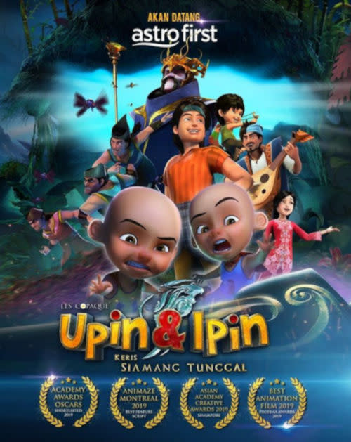 "Upin & Ipin: Keris Siamang Tunggal" was the latest victim of online piracy