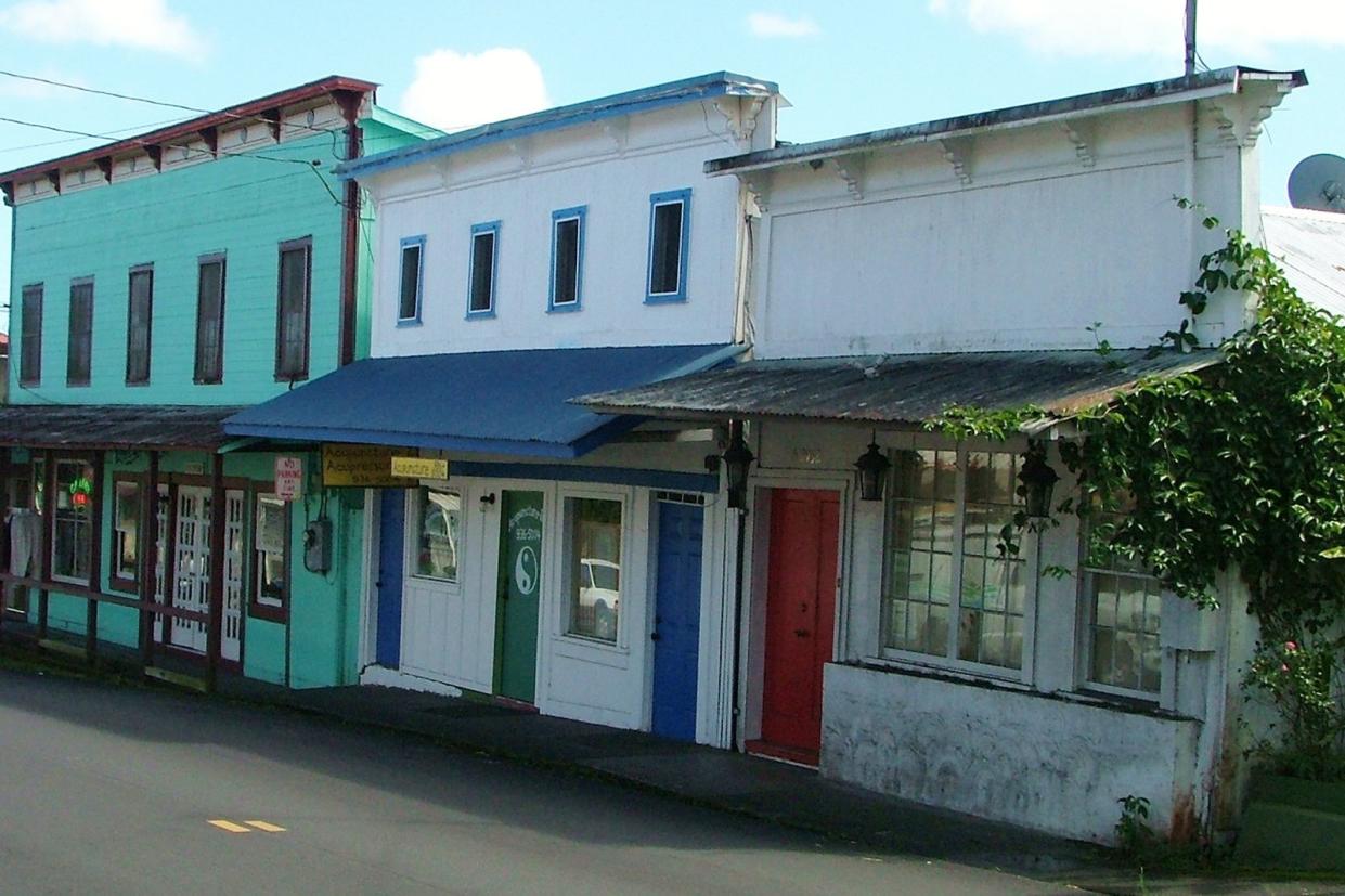 downtown Pahoa, Hawaii