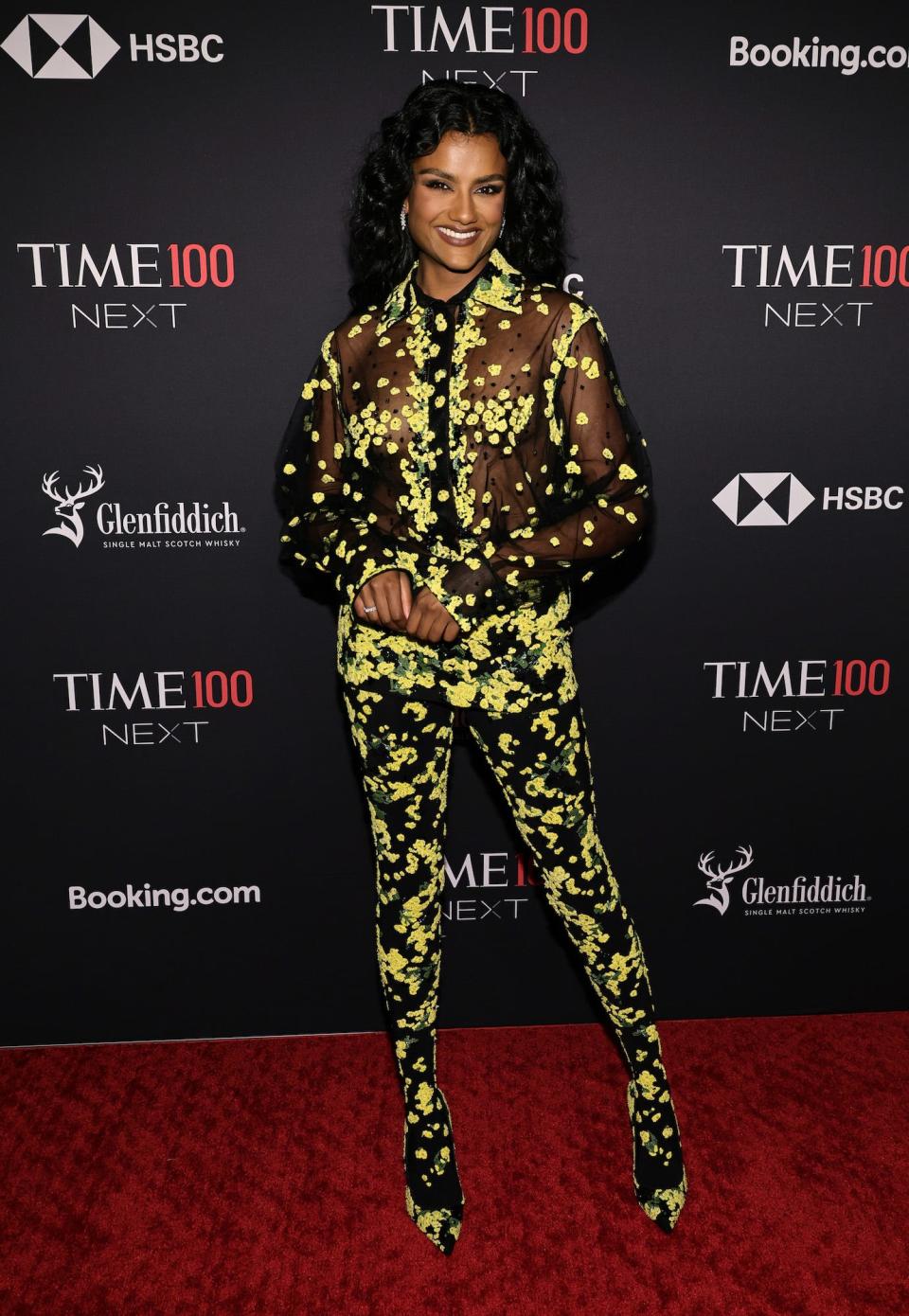 Simone Ashley at the Time100 Next event in New York City on October 25, 2022.