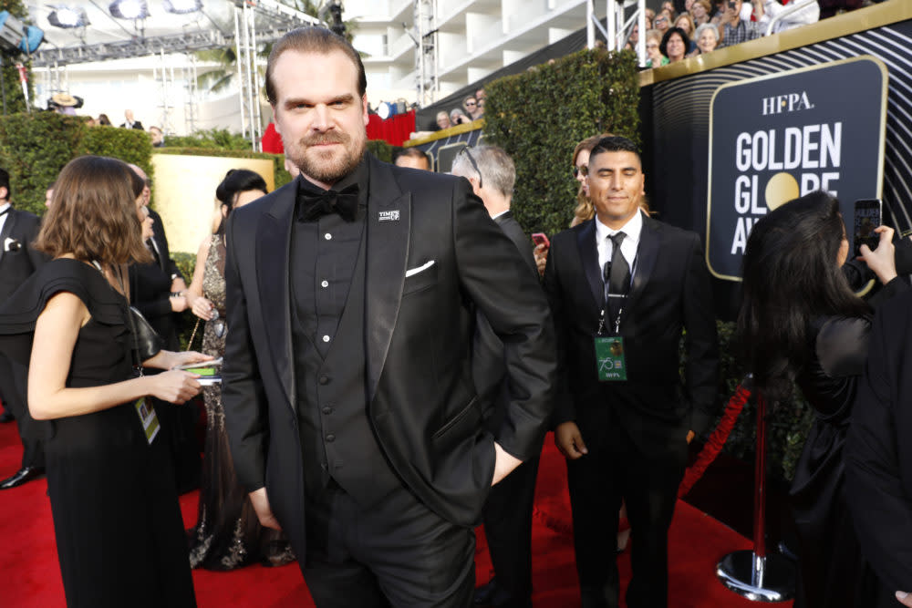 David Harbour celebrated his Golden Globes loss in a pretty great way