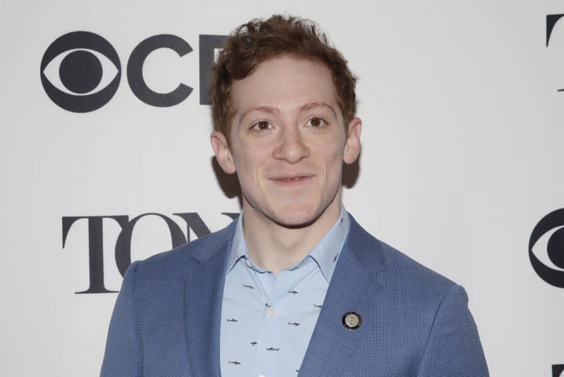 Ethan Slater attends the Tony Awards Meet the Nominees press junket in 2018. File Photo by John Angelillo/UPI