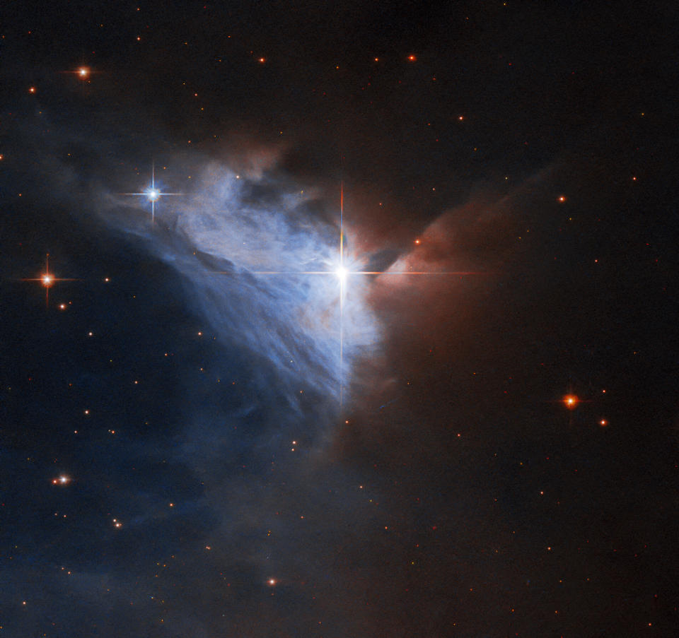 Dieses Foto zeigt den Emissionsnebel NGC 2313 im Sternbild Monoceros südlich des Himmelsäquators (Bild: ESA/Hubble, R. Sahai)