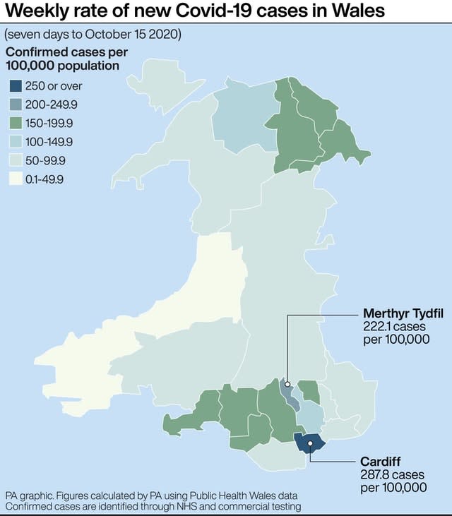 HEALTH Coronavirus Wales